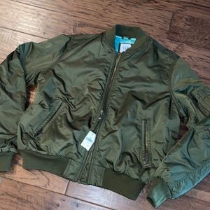 GAP Olive Green Bomber Jacket